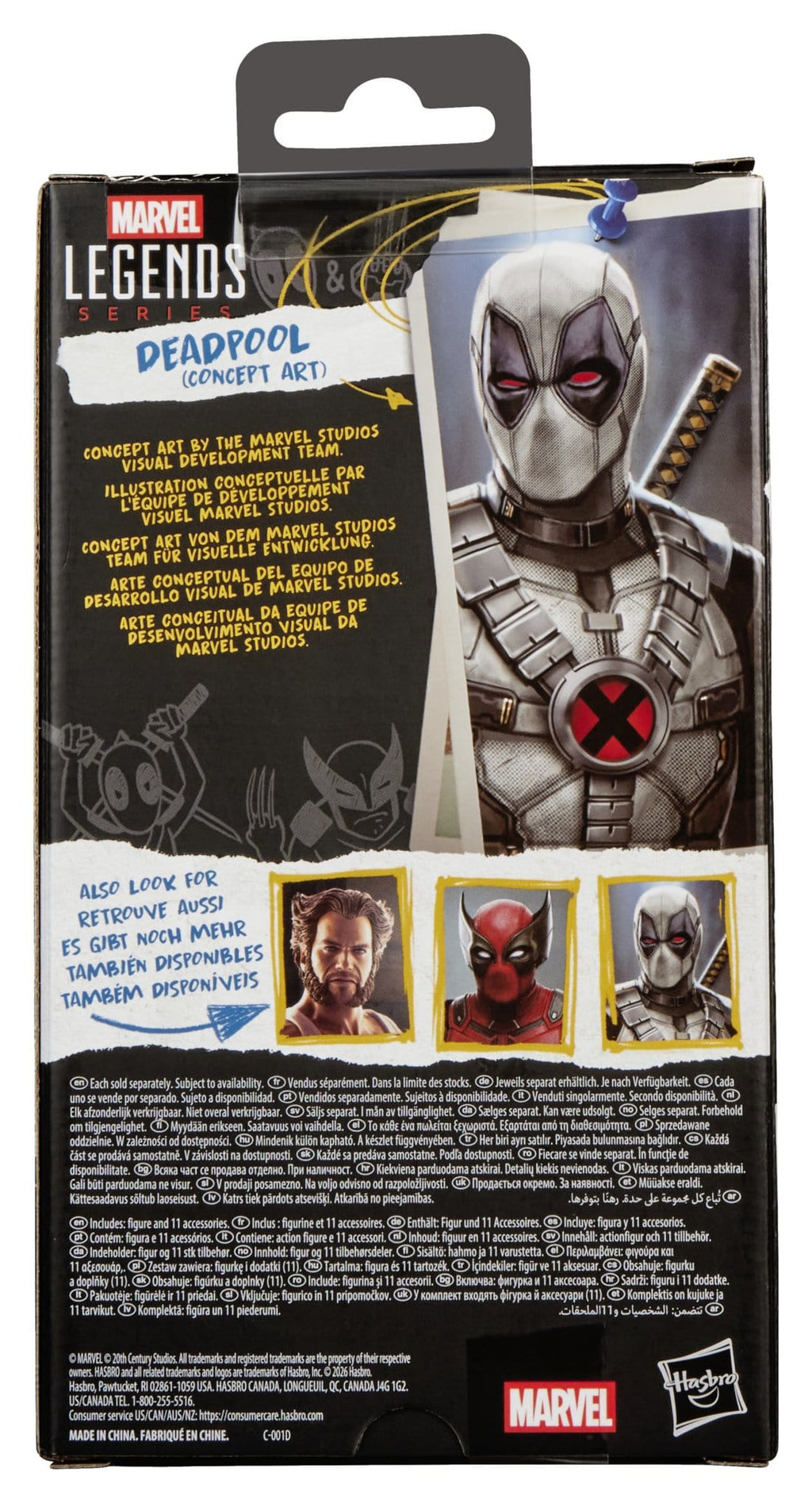 Deadpool (Concept Art) - Deadpool & Wolverine Marvel Legends Actionfigur 15 cm