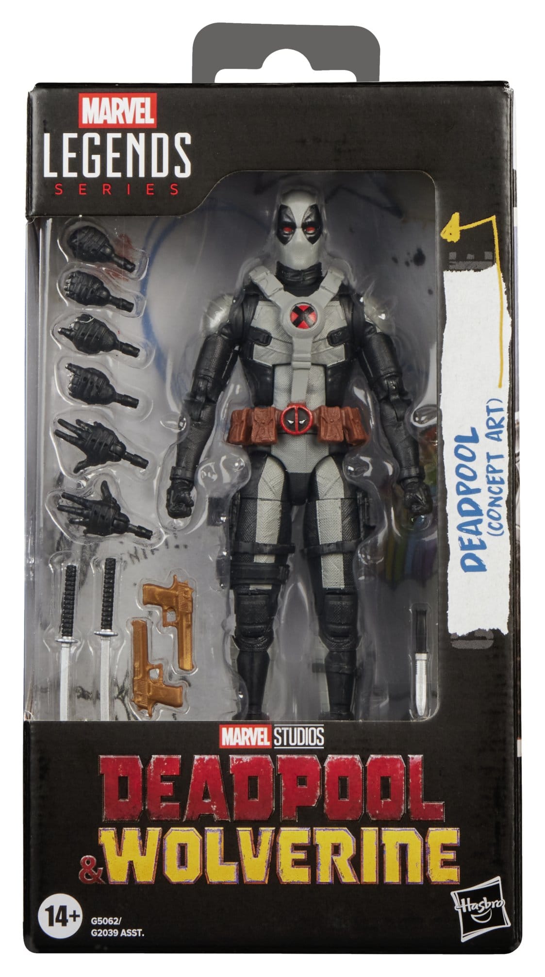 Deadpool (Concept Art) - Deadpool & Wolverine Marvel Legends Actionfigur 15 cm