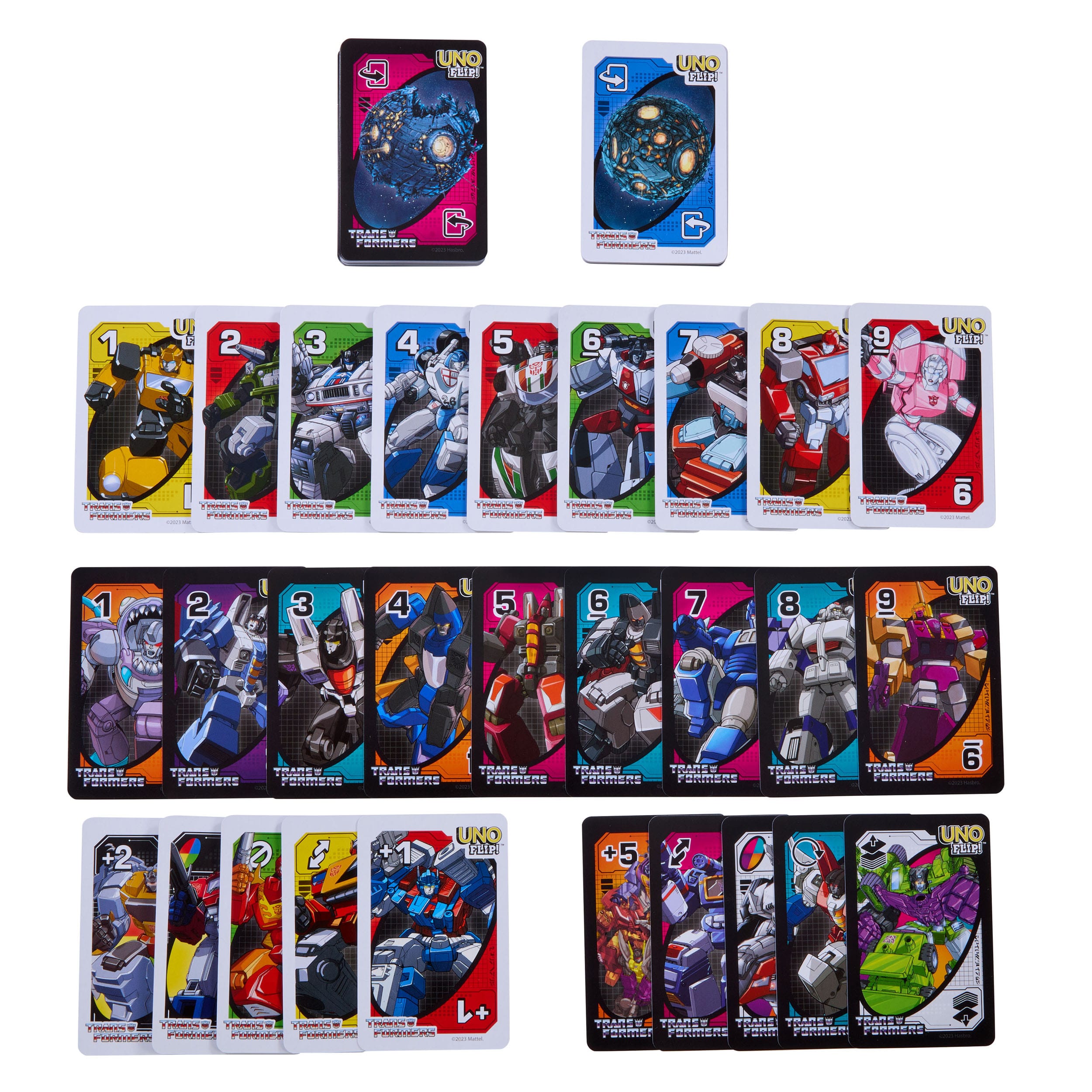 Transformers UNO Flip! Kartenspiel