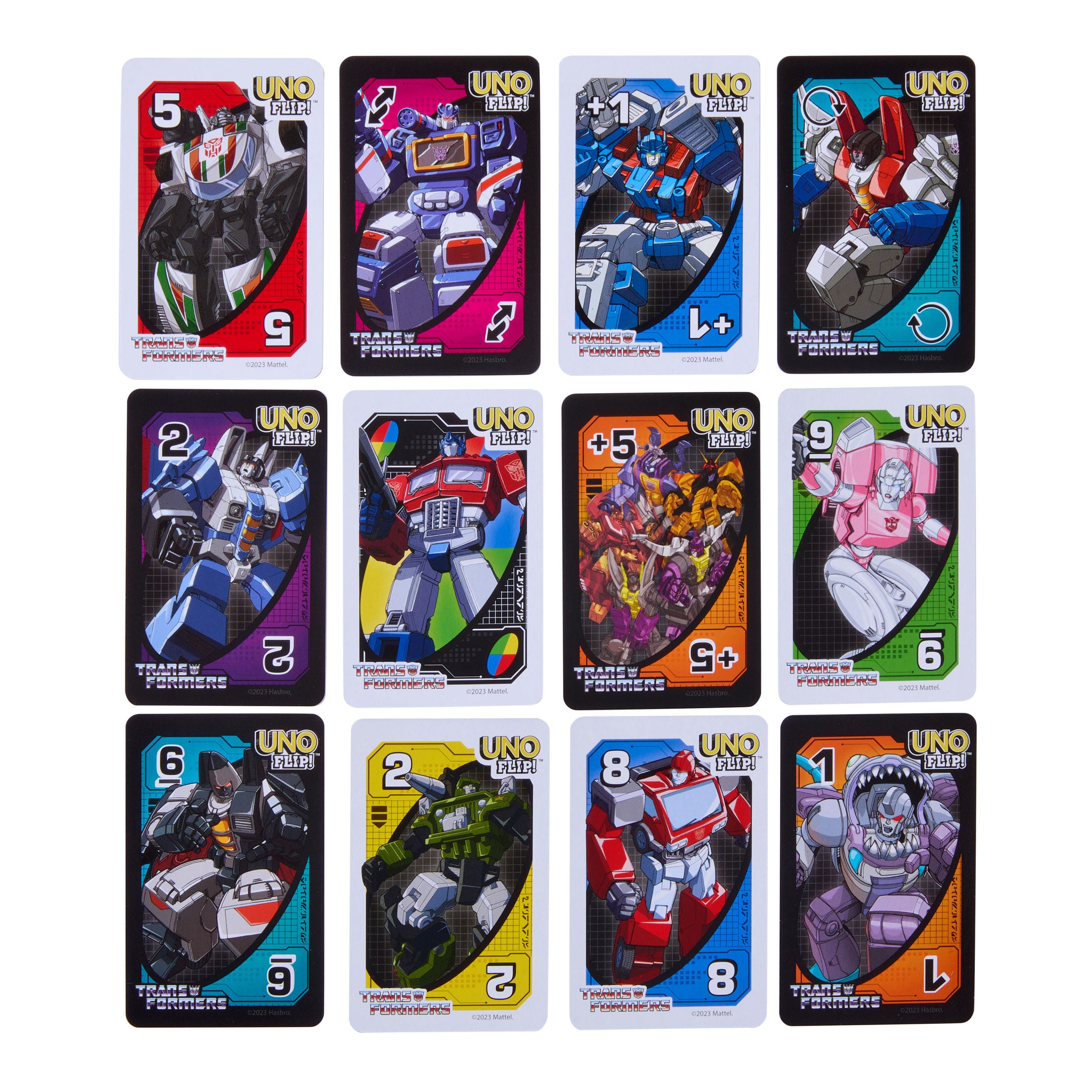 Transformers UNO Flip! Kartenspiel