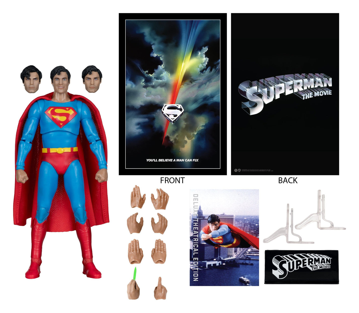 Superman (1978) DC Multiverse Deluxe Theatrical Edition Action Figure Superman 19 cm