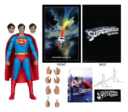 Superman (1978) DC Multiverse Deluxe Theatrical Edition Action Figure Superman 19 cm