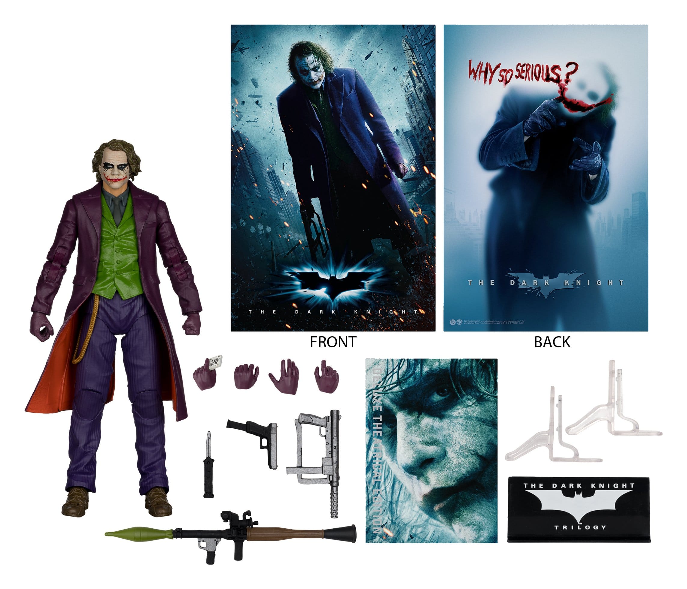 Joker The Dark Knight DC Multiverse Deluxe Theatrical Edition Actionfigur 18 cm