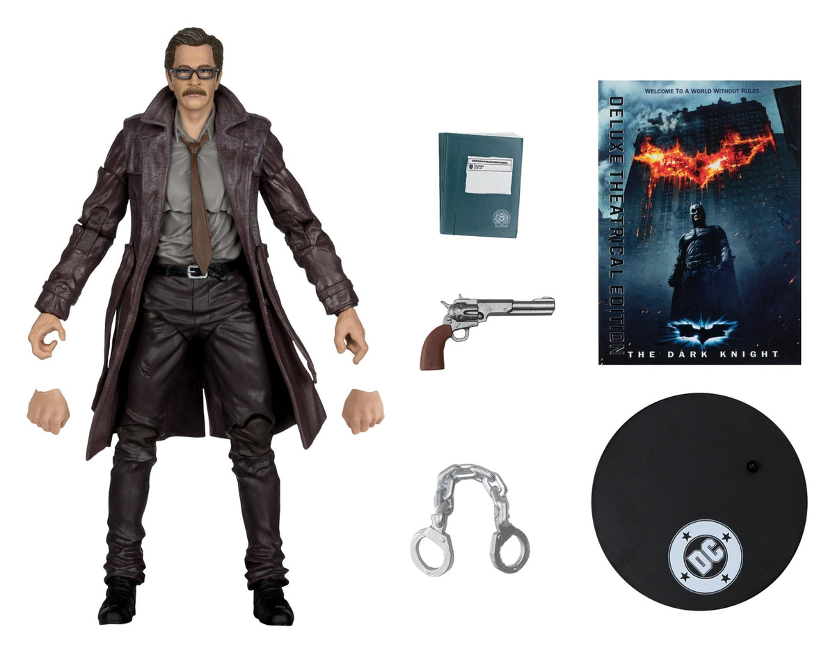 Commissioner James Gordon | Deluxe Theatrical Edition (The Dark Knight Trilogy) | DC Multiverse Actionfigur 18 cm