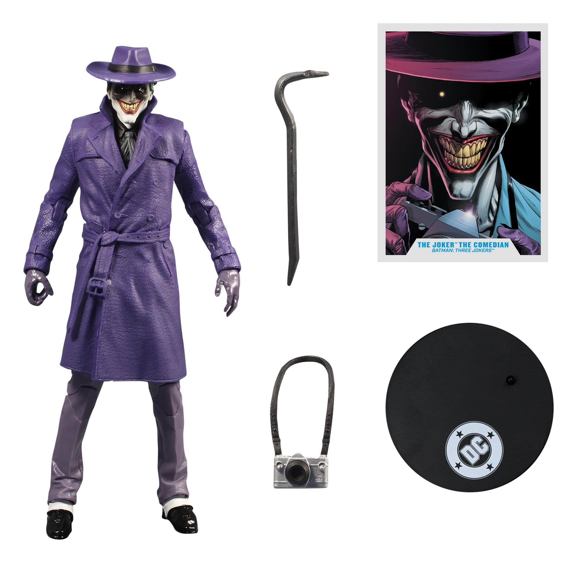 DC Multiverse McFarlane Vault Collection Actionfigur The Joker (The Comedian) (Batman - Three Jokers) 18 cm