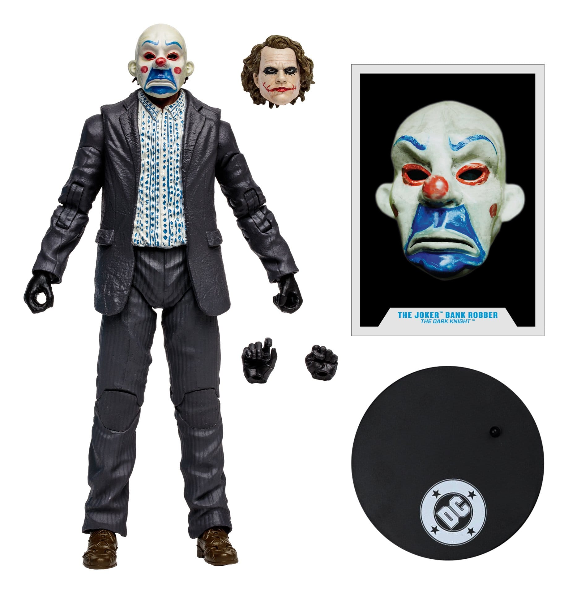 DC Multiverse McFarlane Vault Collection Actionfigur The Joker (Bank Robber) (The Dark Knight) 18 cm