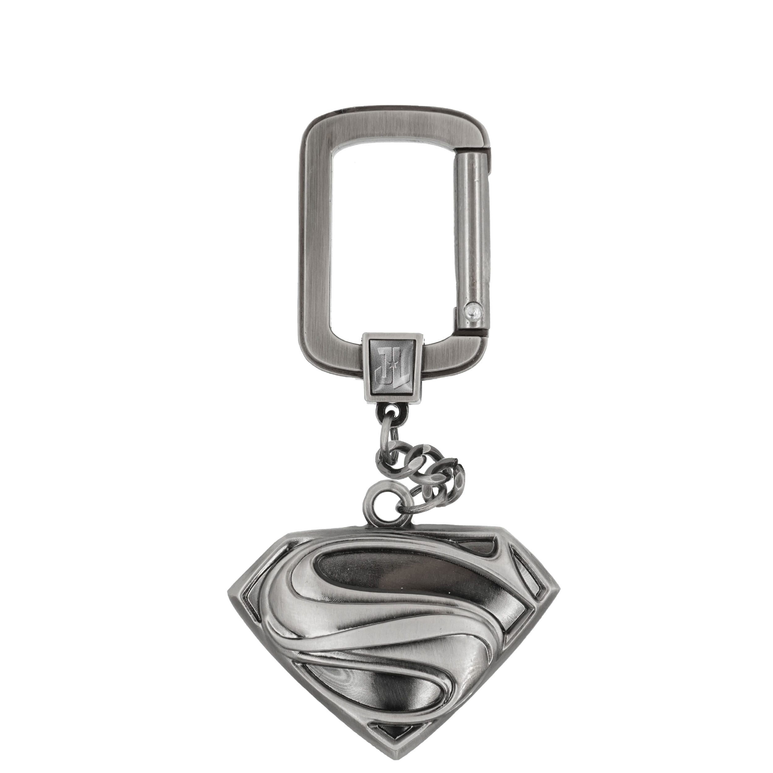 DC Justice League Pewter Keychain Superman Logo