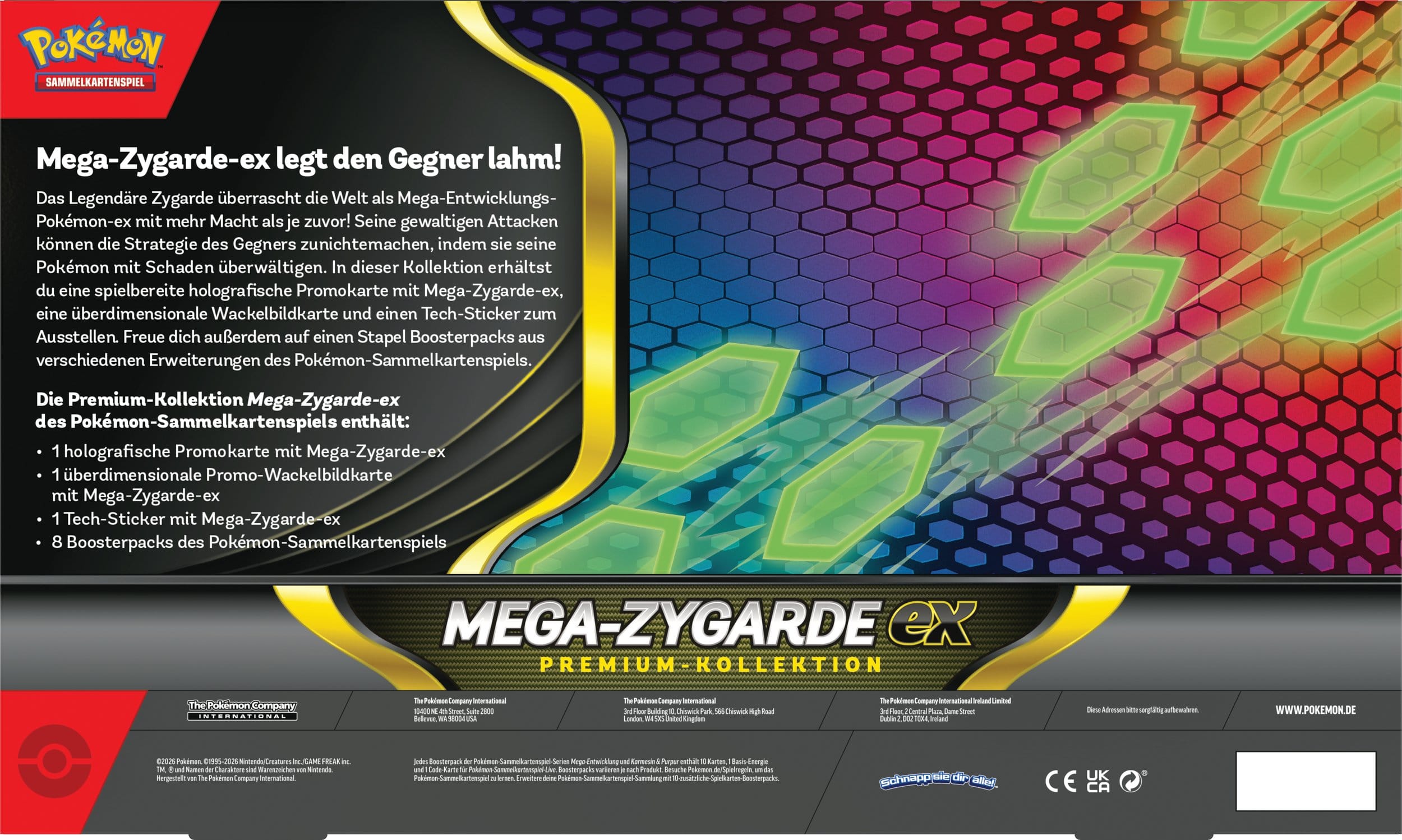 Pokémon TCG Premium-Kollektion Mega-Zygarde EX *Deutsche Version* 🇩🇪