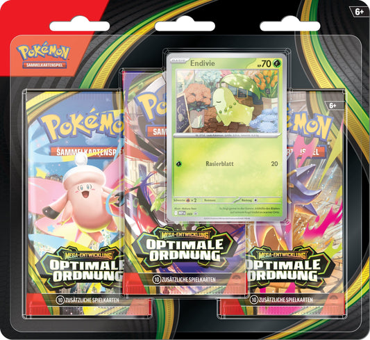 Pokémon TCG ME03 Optimal Order 3-Pack Blister *German Version* 🇩🇪