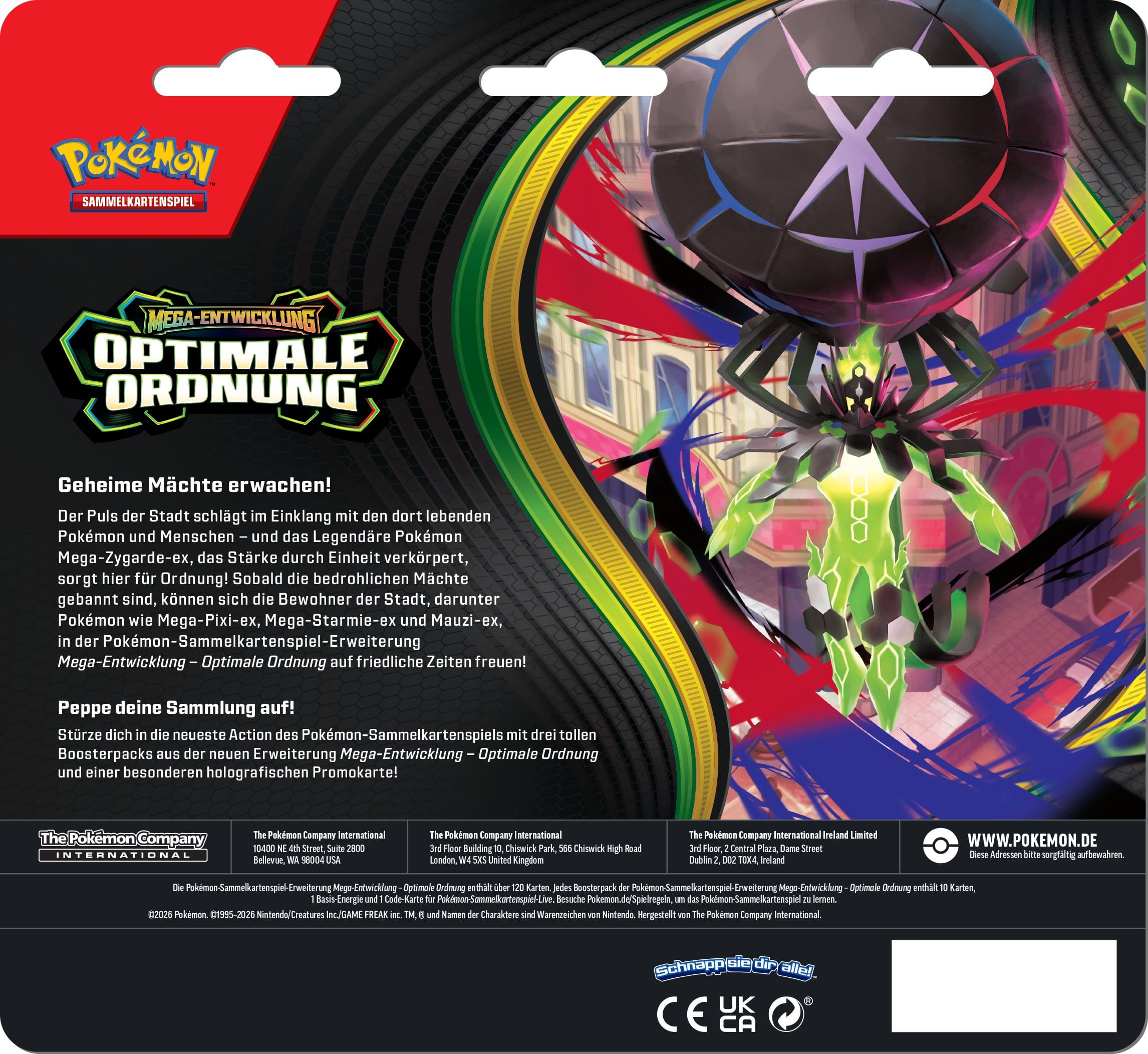 Pokémon TCG ME03 Optimal Order 3-Pack Blister *German Version* 🇩🇪