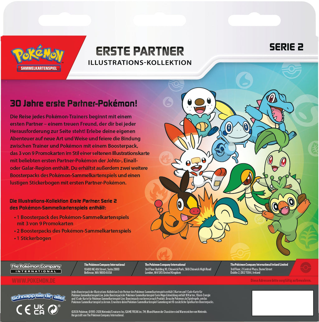 Pokemon TCG Erste Partner Illustrations-Kollektion Serie 2 *Deutsche Version* 🇩🇪