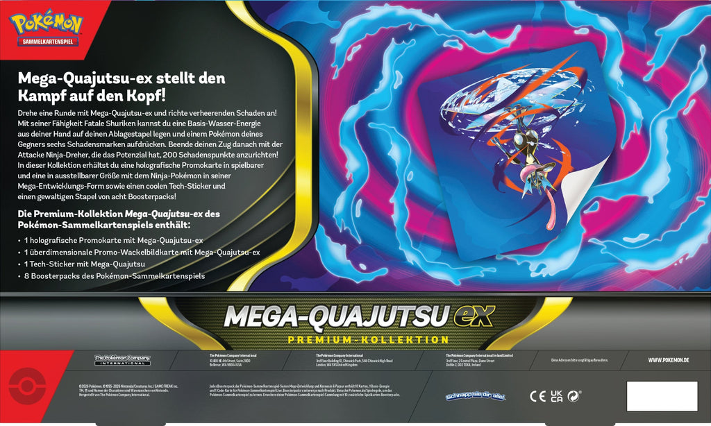 Pokémon TCG Premium-Kollektion Mega Quajutsu EX *Deutsche Version* 🇩🇪