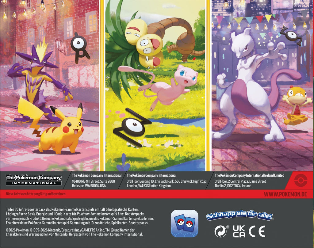 Pokemon TCG Mini-Tin 30 Jahre  *Deutsche Version* 🇩🇪