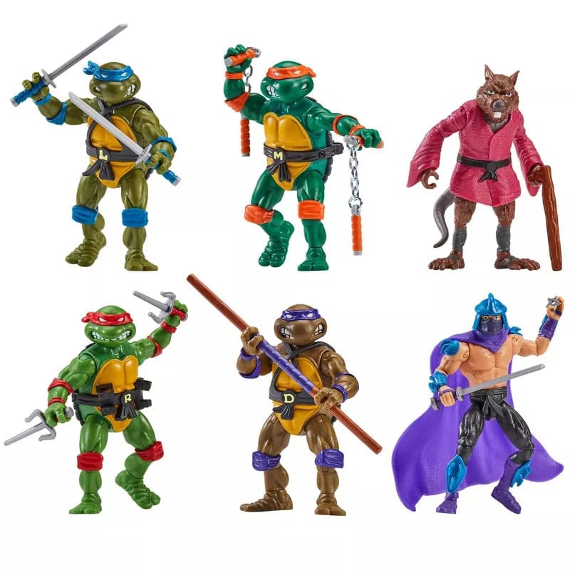 Teenage Mutant Ninja Turtles Actionfiguren 1988 Remastered exklusiven heo EU Edition