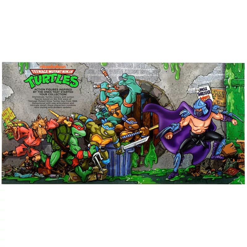 Teenage Mutant Ninja Turtles Actionfiguren 1988 Remastered exklusiven heo EU Edition