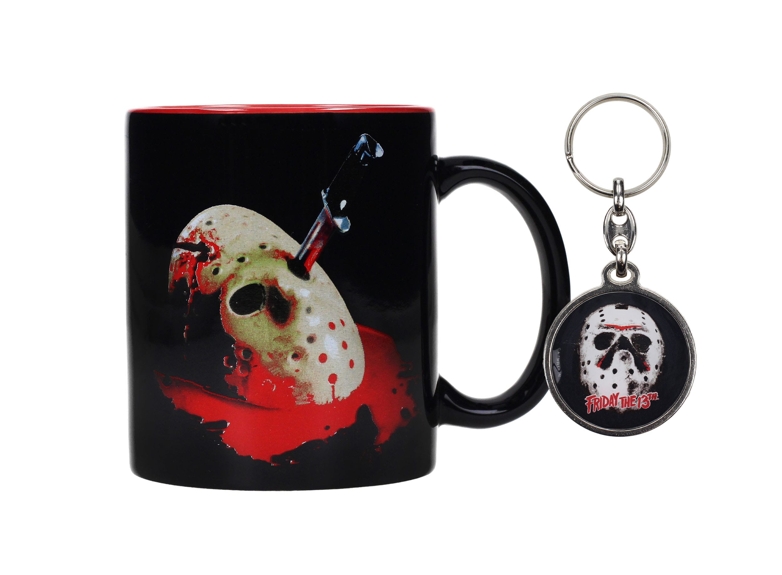 Friday the 13th Gift Box Mug & Keyring Jason's Mask