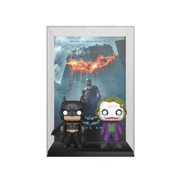 DC POP! Movie Poster &amp; Figure The Dark Knight 9 cm