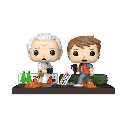 Zurück in die Zukunft POP Moments Vinyl Figuren Doc&Marty 9 cm