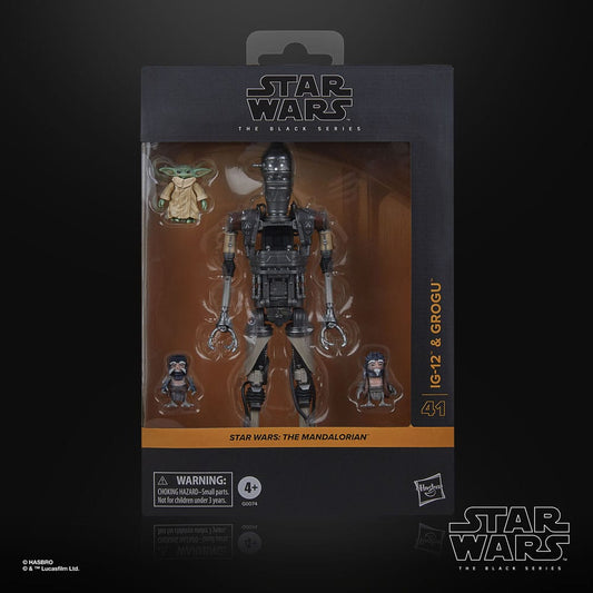 IG-12 & Grogu Star Wars: The Mandalorian - Black Series Actionfiguren 2er-Pack 15 cm