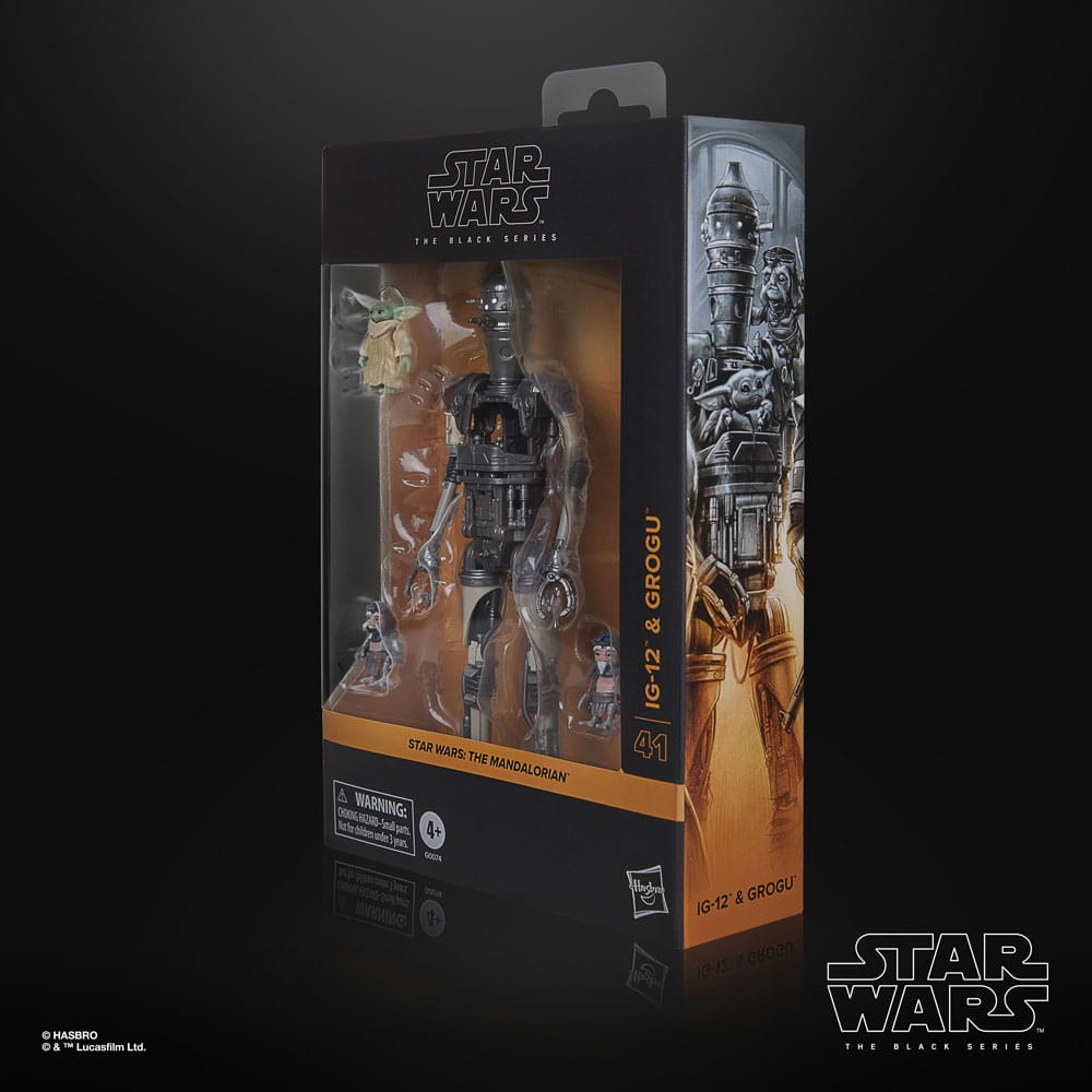 IG-12 & Grogu Star Wars: The Mandalorian - Black Series Action Figures 2-Pack 15 cm