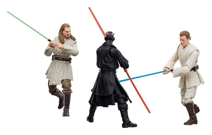 Qui-Gon Jinn, Darth Maul, Obi-Wan Kenobi Star Wars: Episode I - Black Series Actionfiguren 3er-Pack 15 cm