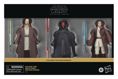 Qui-Gon Jinn, Darth Maul, Obi-Wan Kenobi Star Wars: Episode I - Black Series Actionfiguren 3er-Pack 15 cm