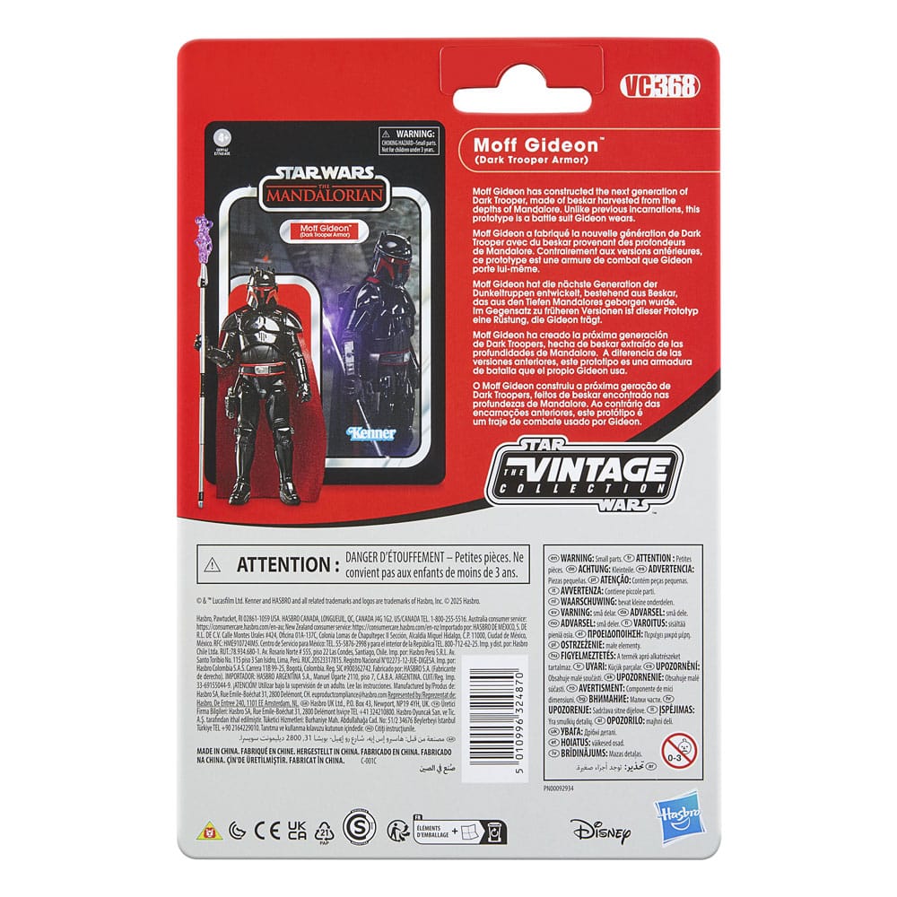 Moff Gideon (Dark Trooper Armor) Star Wars: The Mandalorian - Vintage Collection Actionfigur 10 cm