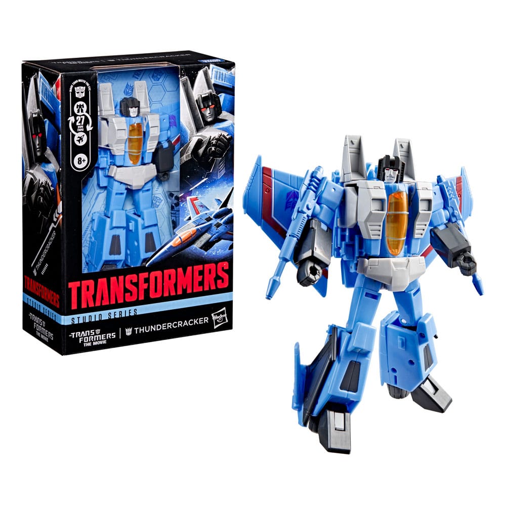Thundercracker - The Transformers: The Movie Studio Series Voyager Class Actionfigur 16 cm