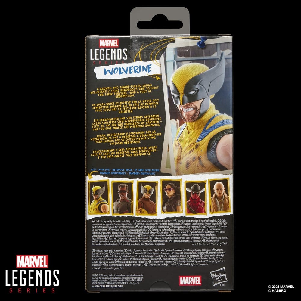 Deadpool & Wolverine Marvel Legends Wolverine Battle Damage 6-inch Action Figure
