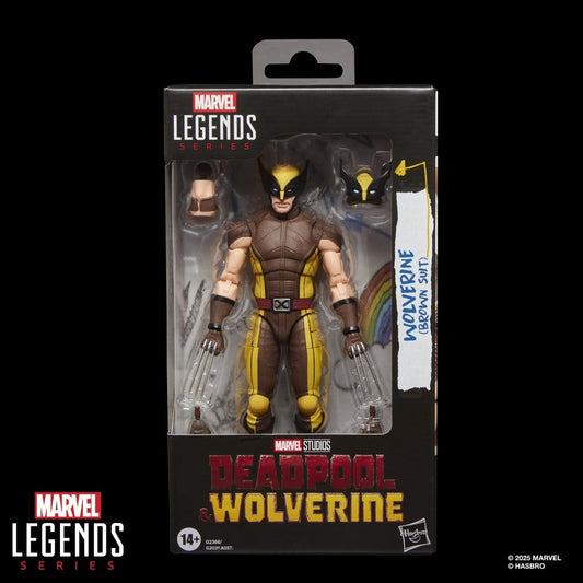 Deadpool & Wolverine Marvel Legends Actionfigur Wolverine (Brown Suit) 15 cm
