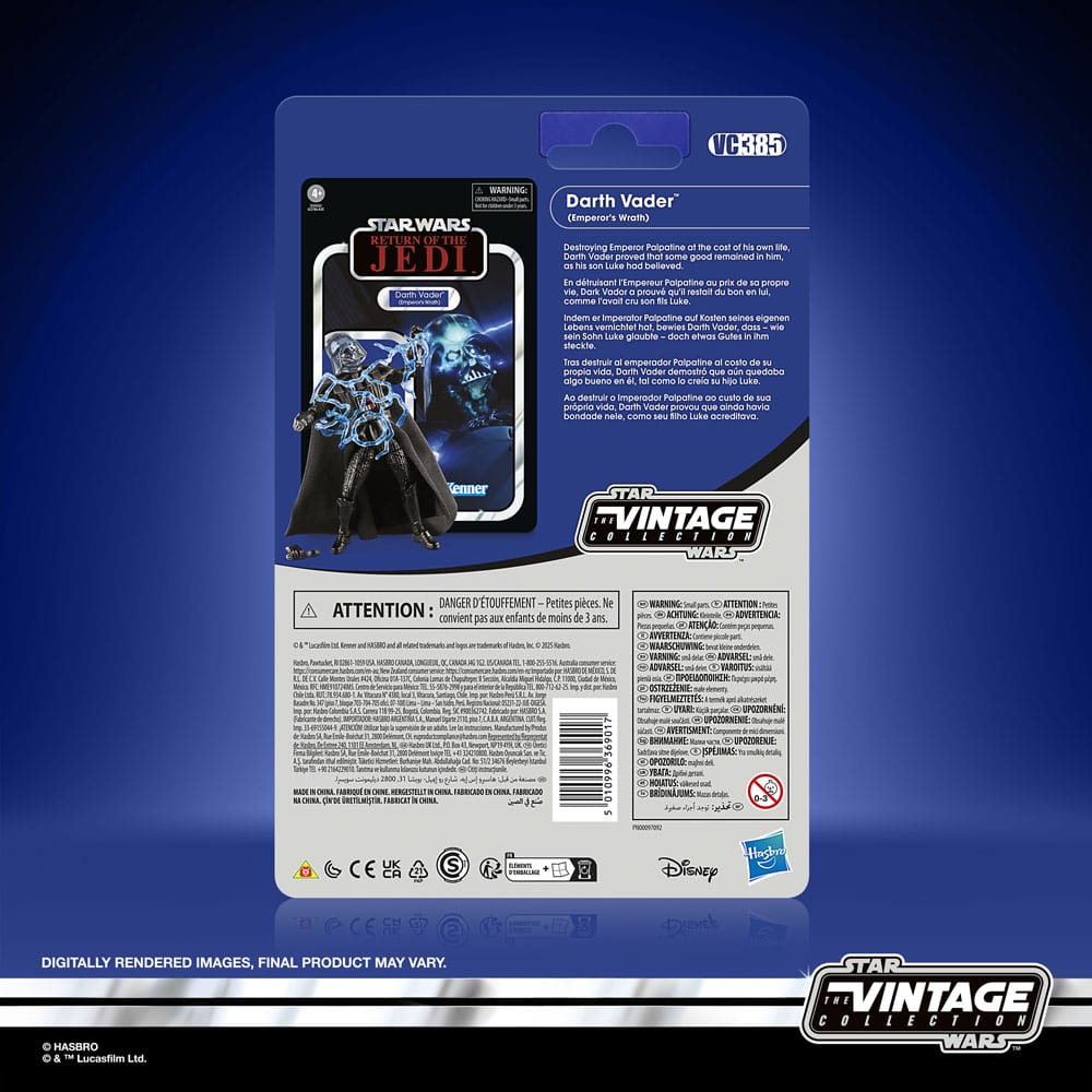 Darth Vader (Emperor's Wrath) Star Wars: Episode VI - Vintage Collection Actionfigur 10 cm
