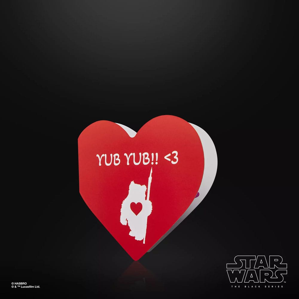 Ewok (Valentine's Day Edition) Star Wars Black Series Action Figure 15 cm