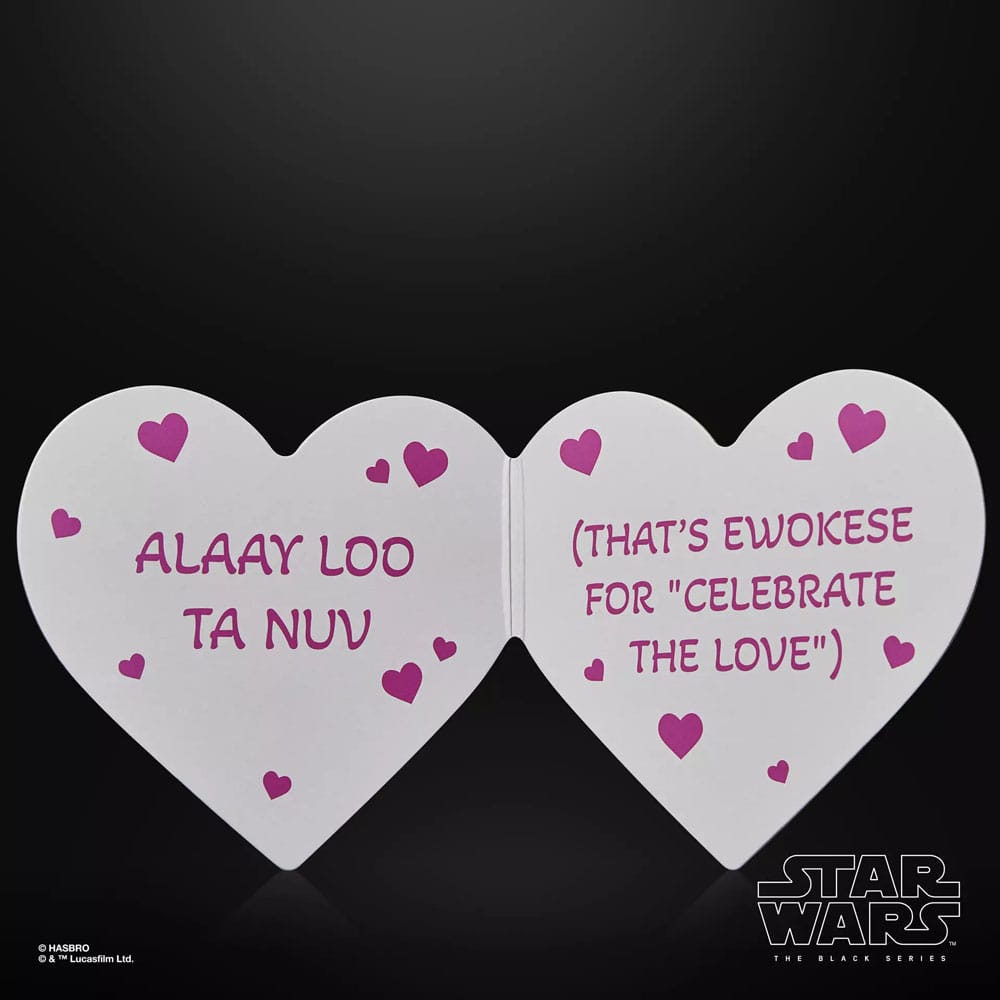 Ewok (Valentine's Day Edition) Star Wars Black Series Action Figure 15 cm