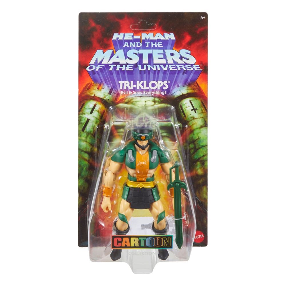 Tri-Klops (DAMAGED PACKAGING) Masters of the Universe Origins Cartoon Collection Figure 14 cm