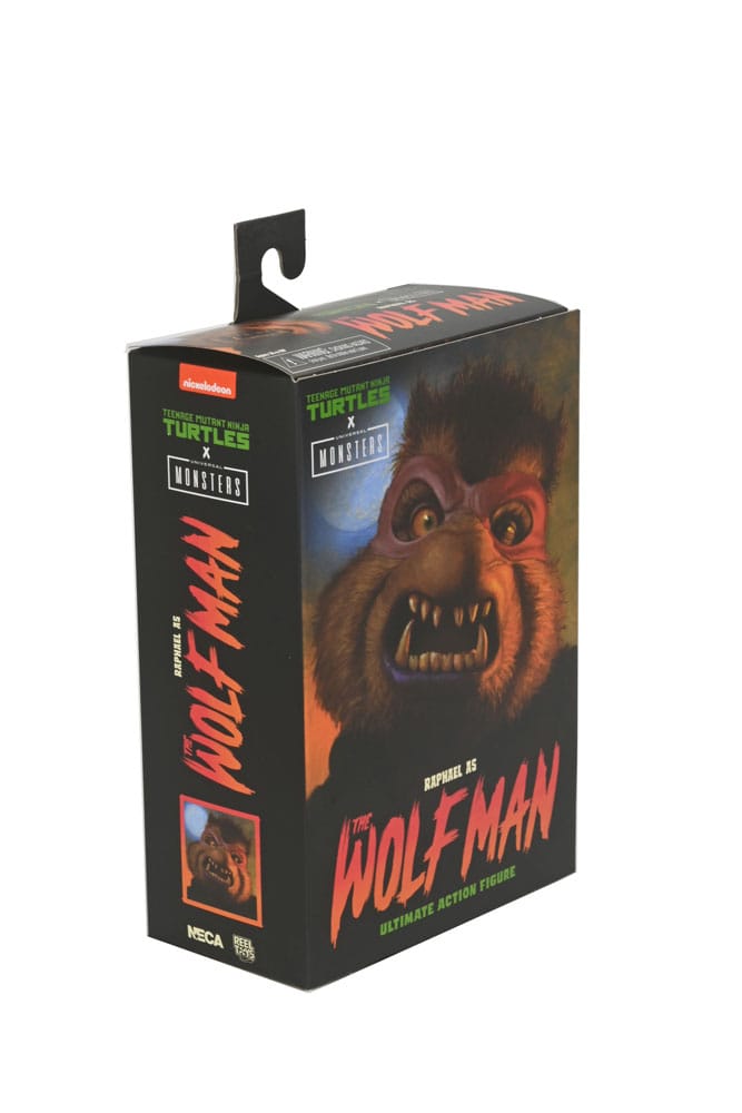 Universal Monsters x Teenage Mutant Ninja Turtles Actionfigur Ultimate Raphael as The Wolfman 18 cm