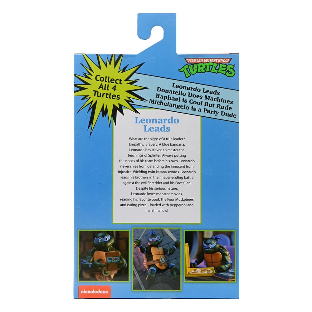 Teenage Mutant Ninja Turtles (Cartoon) Actionfigur Ultimate Leonardo VHS 18 cm - NECA