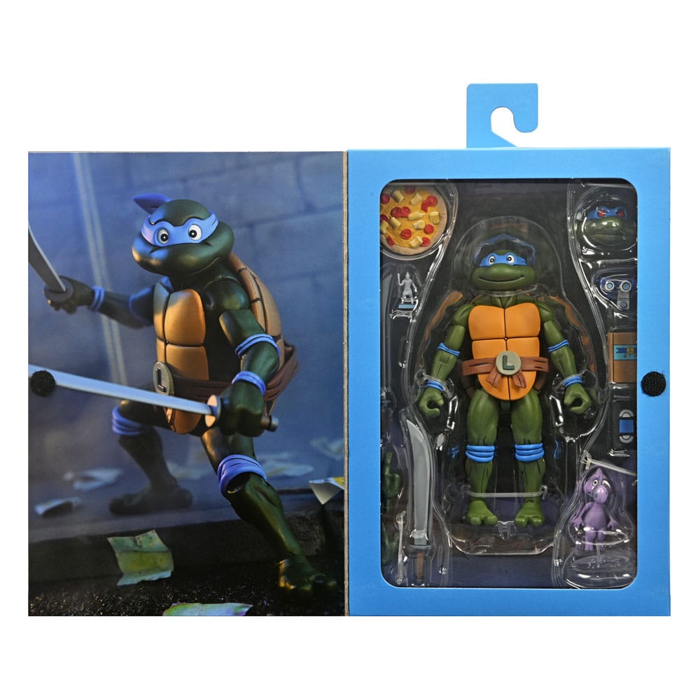 Teenage Mutant Ninja Turtles (Cartoon) Actionfigur Ultimate Leonardo VHS 18 cm - NECA