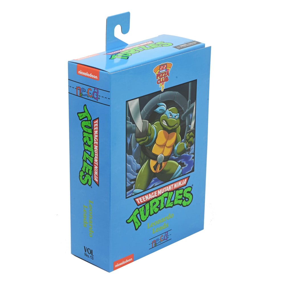 Teenage Mutant Ninja Turtles (Cartoon) Actionfigur Ultimate Leonardo VHS 18 cm - NECA
