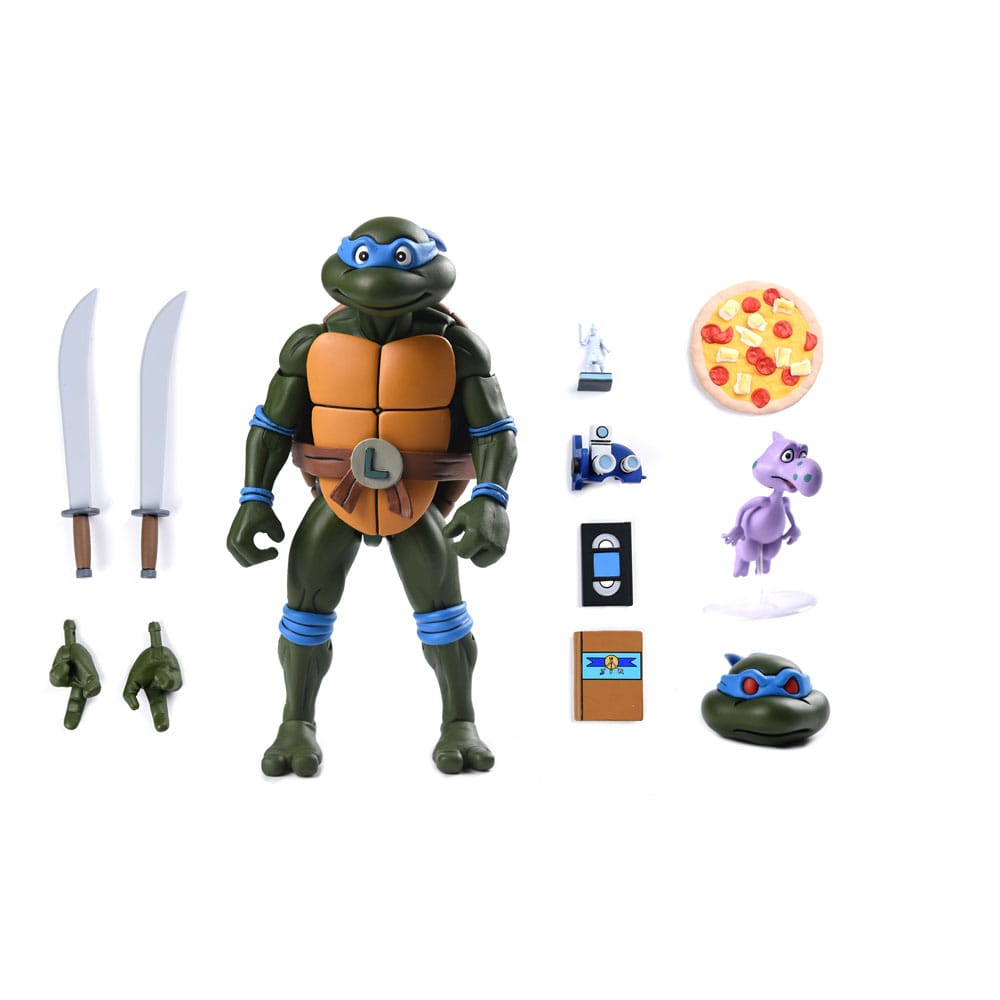 Teenage Mutant Ninja Turtles (Cartoon) Actionfigur Ultimate Leonardo VHS 18 cm - NECA