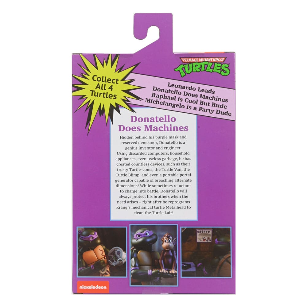 Teenage Mutant Ninja Turtles (Cartoon) Actionfigur Ultimate Donatello VHS 18 cm - NECA