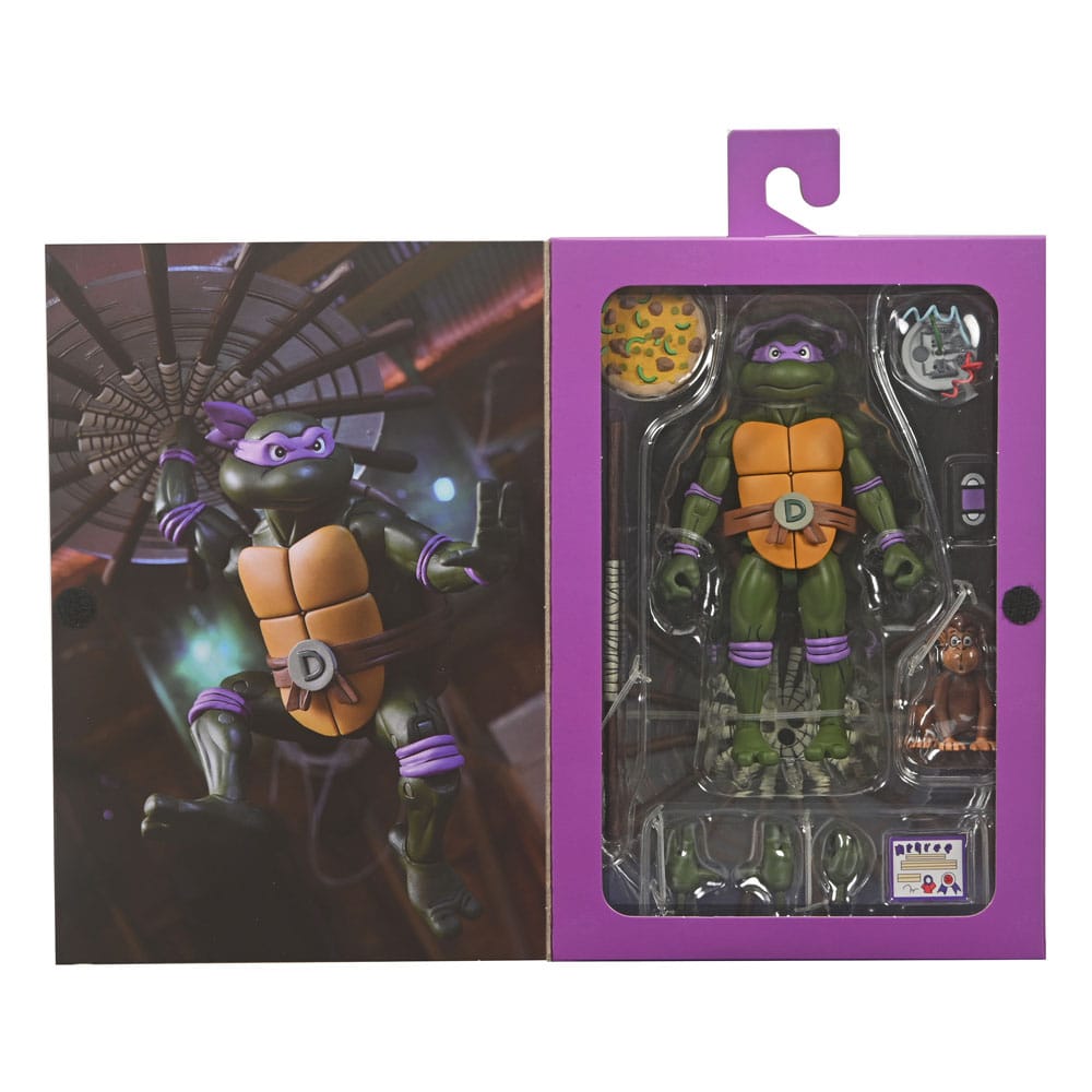 Teenage Mutant Ninja Turtles (Cartoon) Actionfigur Ultimate Donatello VHS 18 cm - NECA