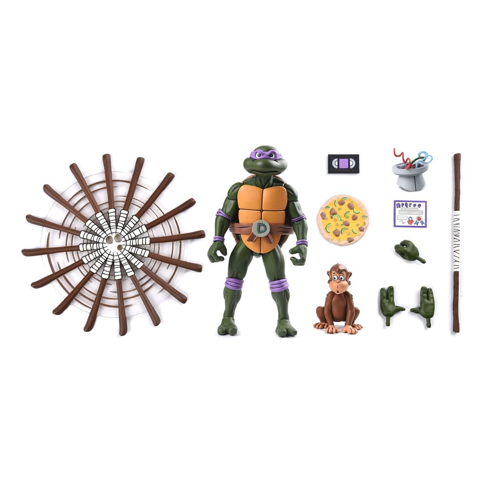 Teenage Mutant Ninja Turtles (Cartoon) Actionfigur Ultimate Donatello VHS 18 cm - NECA