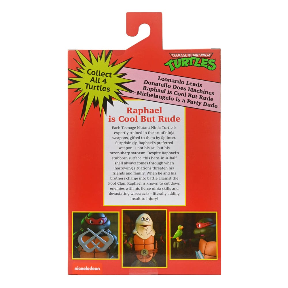 Teenage Mutant Ninja Turtles (Cartoon) Actionfigur Ultimate Raphael VHS 18 cm - NECA