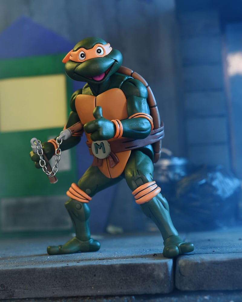Teenage Mutant Ninja Turtles (Cartoon) Actionfigur Ultimate Michelangelo VHS 18 cm - NECA
