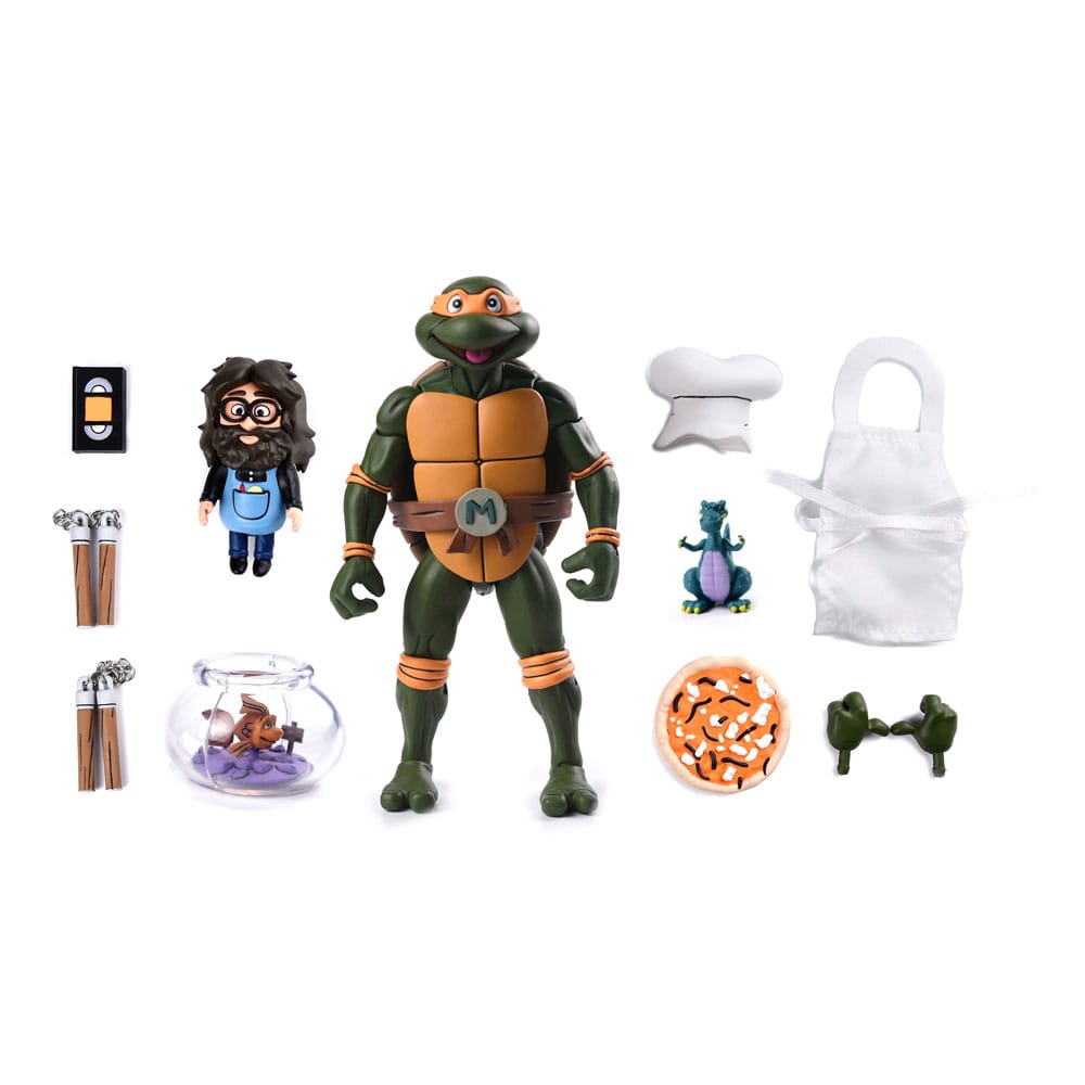 Teenage Mutant Ninja Turtles (Cartoon) Actionfigur Ultimate Michelangelo VHS 18 cm - NECA