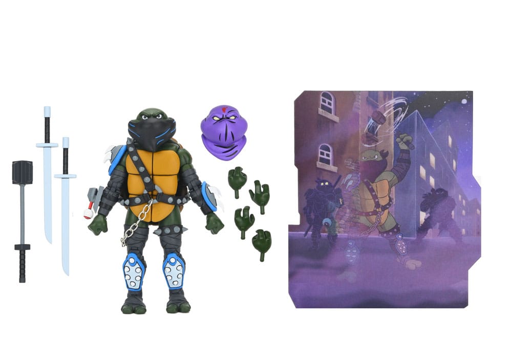 Teenage Mutant Ninja Turtles (Cartoon) Actionfigur Ultimate Dark Leo 18 cm