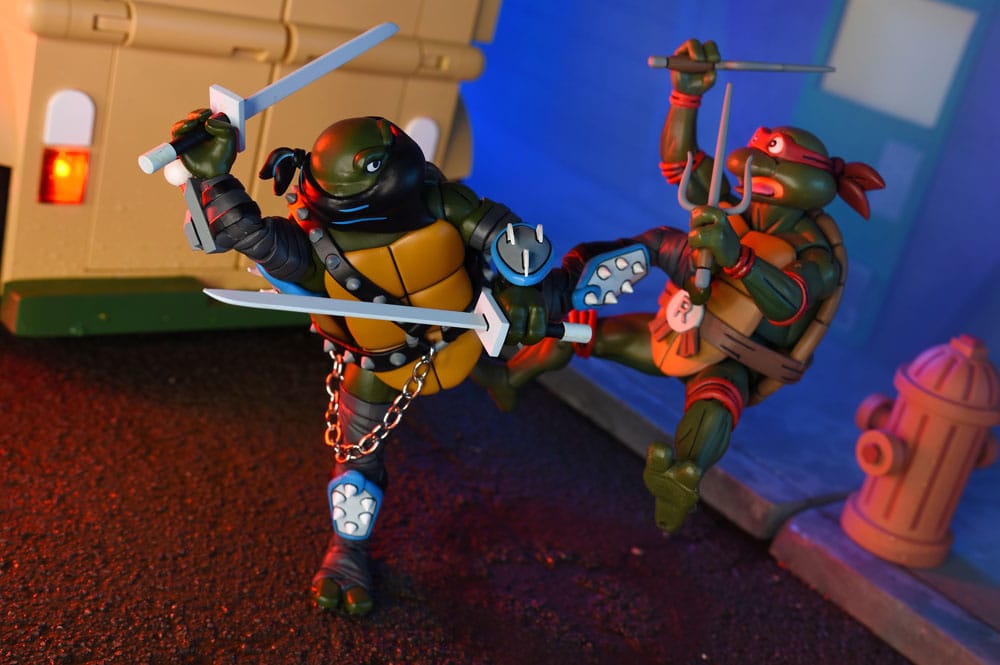 Teenage Mutant Ninja Turtles (Cartoon) Actionfigur Ultimate Dark Leo 18 cm