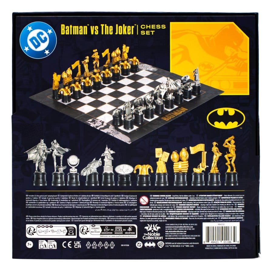 DC Comics Schachspiel Batman vs. The Joker 47 cm