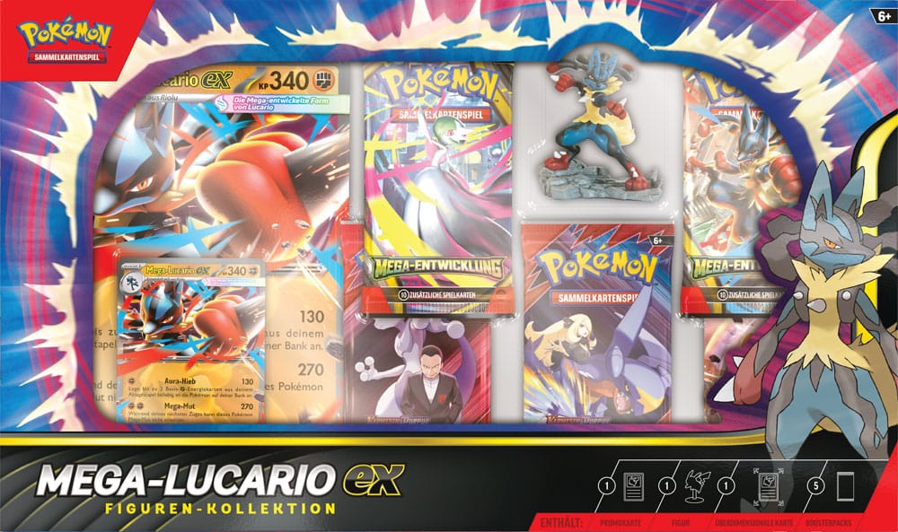 Pokémon Figuren Box Mega-Lucario Kollektion 🇩🇪