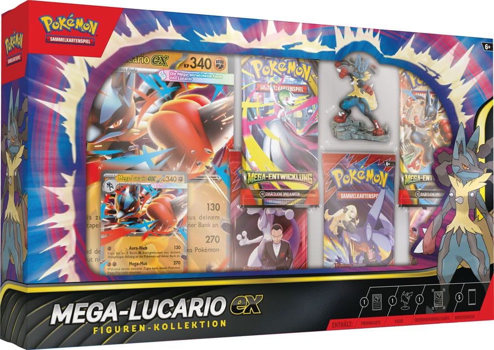 Pokémon Figuren Box Mega-Lucario Kollektion 🇩🇪